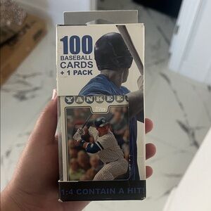 Topps Yankees Baseball Cards - Blue and White